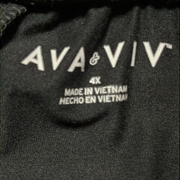 Ava & Viv black skirt. Women’s size 4X - Picture 2 of 8